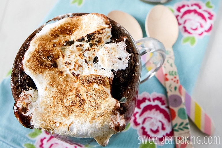 Indulgent Chocolate Fudge S'mores by Sweet2EatBaking.com