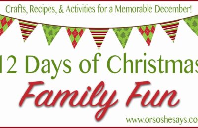 I'm so excited about this fun Christmas family tradition!! 12 Days of Family Christmas Fun ~ Includes printables and super cute ideas!