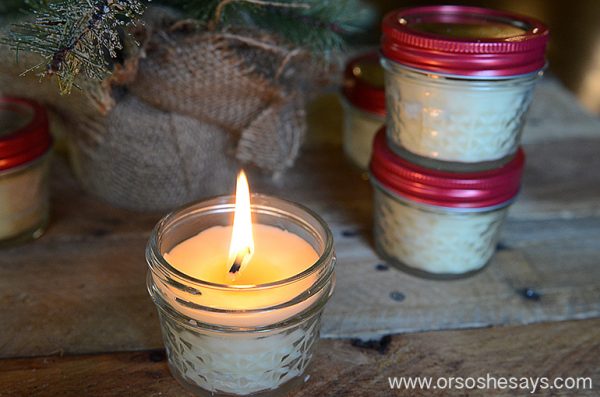 Making Beeswax Candles With Kids & Printable Christmas Tag! - Or so she ...