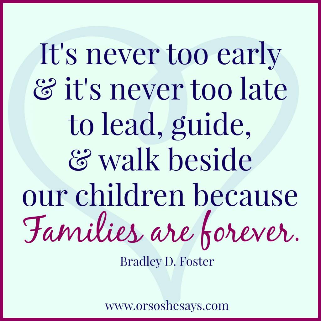 Families are Forever ~ www.orsoshesays.com