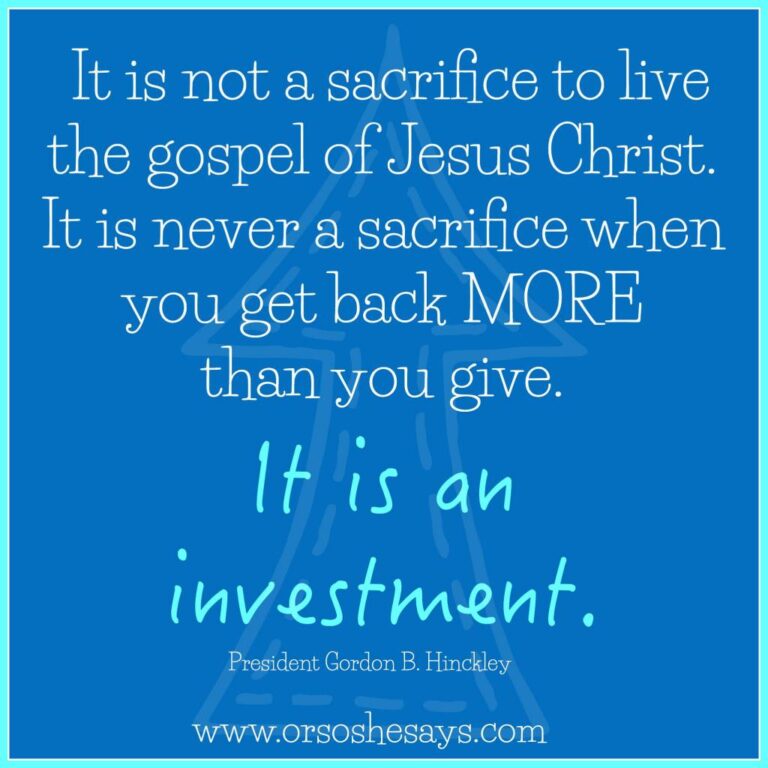 I love this quote and the video in this post. Choose TODAY to draw closer to Christ and tomorrow will be better because of it. www.orsoshesays.com