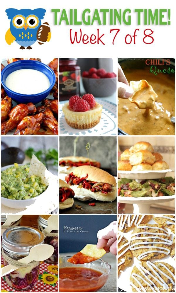 Tailgating Recipes! ~ Tailgating Time, Week 7