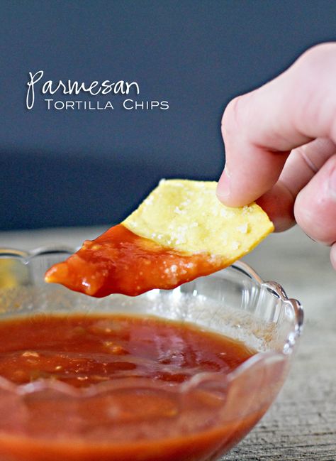 Parmesan Tortilla Chips Recipe