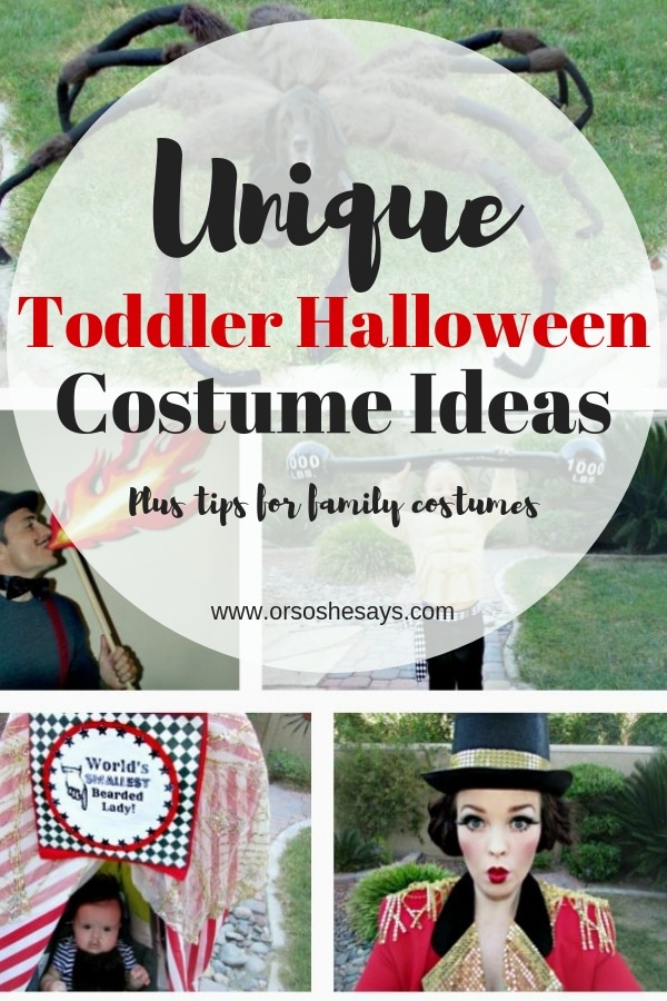 I'm so excited about this post! Halloween is my absolute favorite holiday. Here are a few unique toddler Halloween costume ideas, and some tips and tricks for creating them! #halloween #uniquetoddlerhalloweencostumeideas #halloweencostumes #familycostumes #diy #ldsblogger #lds #mormonblogger #mormon www.orsoshesays.com