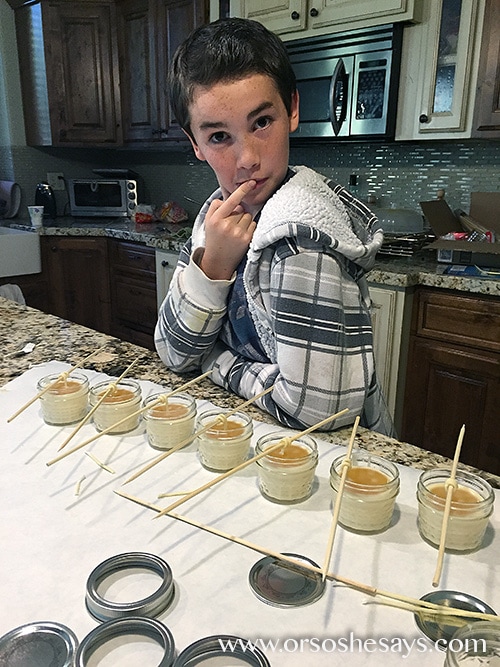 Making beeswax candles with kids ~ This would be a fun project for homeschool  after teaching about bees.