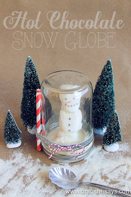 Snowglobe Hot Chocolate Cup