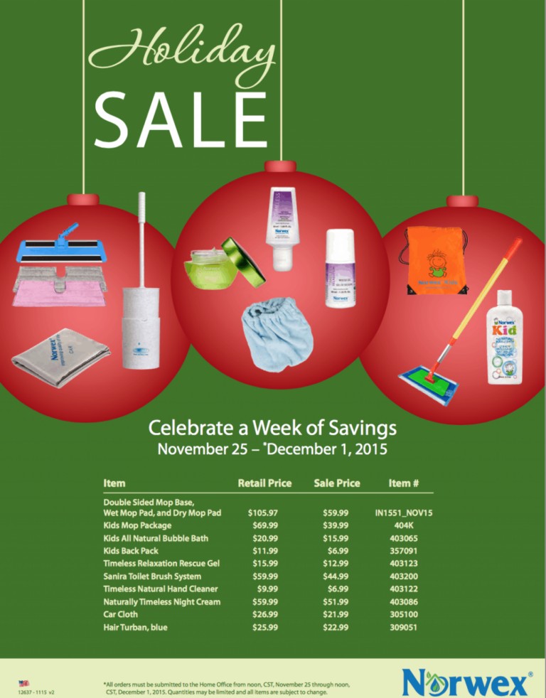 Now Is Time To Get Your Norwex Products!
