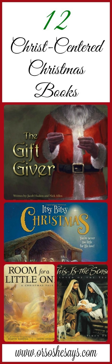 Christ-centered Christmas books to read with my family this year!