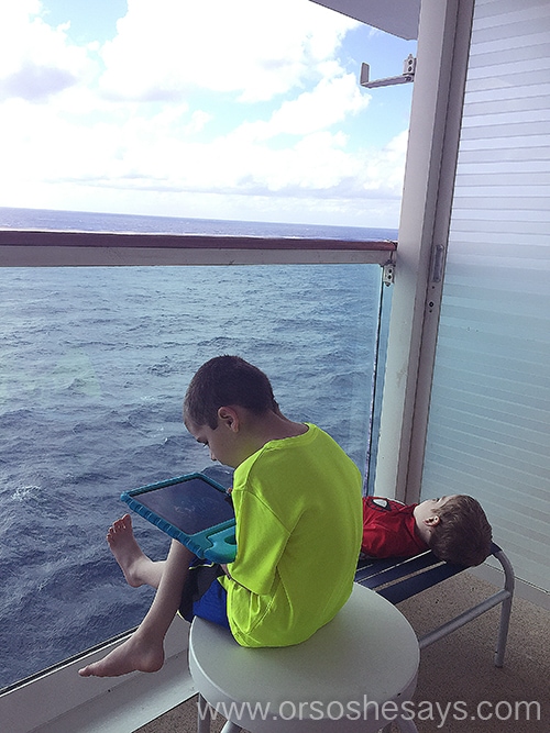 Boys DeckMariel, mother of 6, has been on several cruises with her kids. In this post, she tells all about their recent cruise and swears it's the best family cruise out there! www.orsoshesays.com