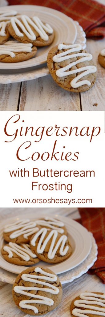 ginger cookies with white icing