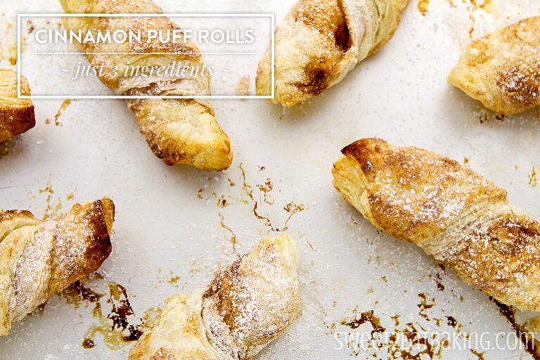 Cinnamon Puff Rolls - Only 3 Ingredients!