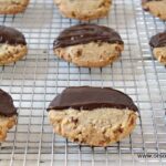 Pecan Sandies dipped in chocolate