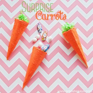 Surprise Treat Carrots, Perfect for Easter! Or So She Says