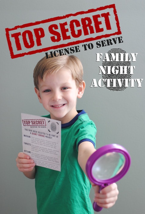 License to Serve ~ Family Night Lesson and Activity