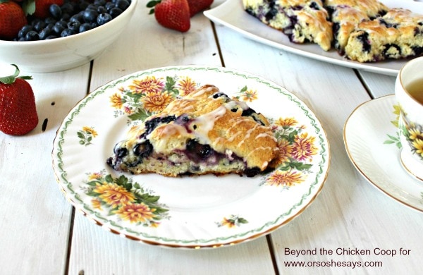 Blueberry Lemon Scones