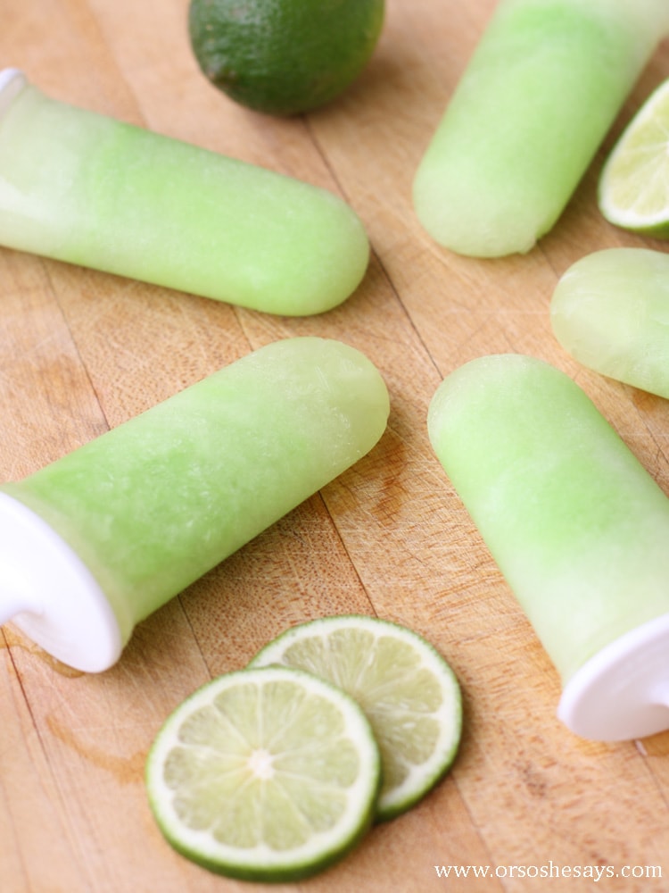 Help ring in spring with these lime popsicles. They are sure to put a smile on your kids' faces.