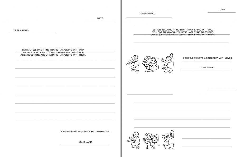 Traditional Letter Writing Templates