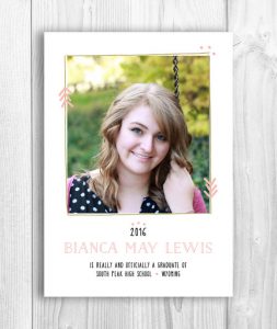 Boho Graduation Announcement