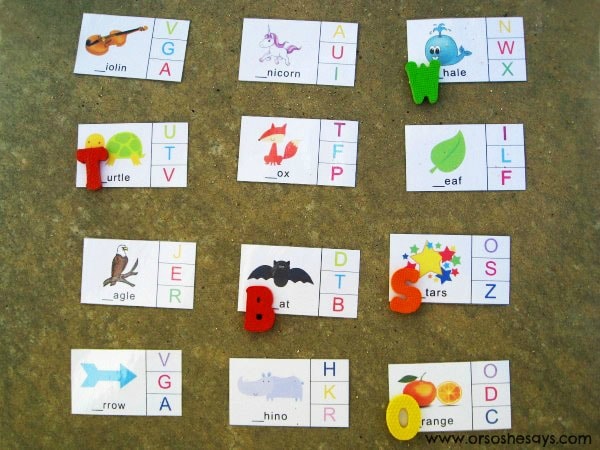 5 Creative Outdoor Games - Featuring the ABCs! 