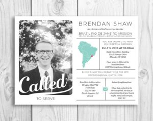 LDS Missionary Announcement