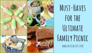 Must-Haves for the Ultimate Family Picnic - Find the round up of ideas on www.orsoshesays.com.