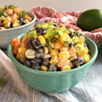 Black Bean Salad with Jalapeno Lime Dressing - Beyond the Chicken Coop