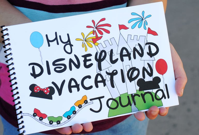 If you'd like to preserve all the memories from your next family vacation, make a Disneyland Journal using free templates so the kids can fill it out!