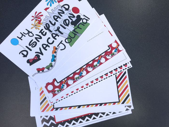 If you'd like to preserve all the memories from your next family vacation, make a Disneyland Journal using free templates so the kids can fill it out!