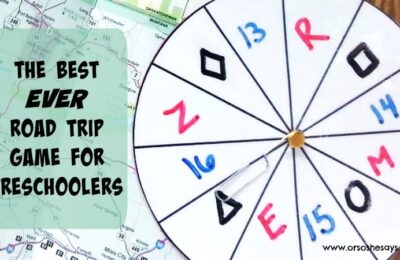 The Best EVER Road Trip Game for Preschoolers - print the template for free at www.orsoshesays.com