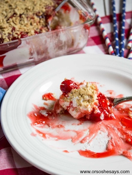 No Bake Cherry Delight