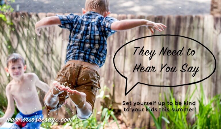 Rachel is sharing a genius idea to help parents survive summer by having the right attitude with the kids! It's a good reminder to reinforce good behavior in the kids and enjoy the (LOOOONG) summer together! Get the free image from www.orsoshesays.com to dowload to your phone's home screen.