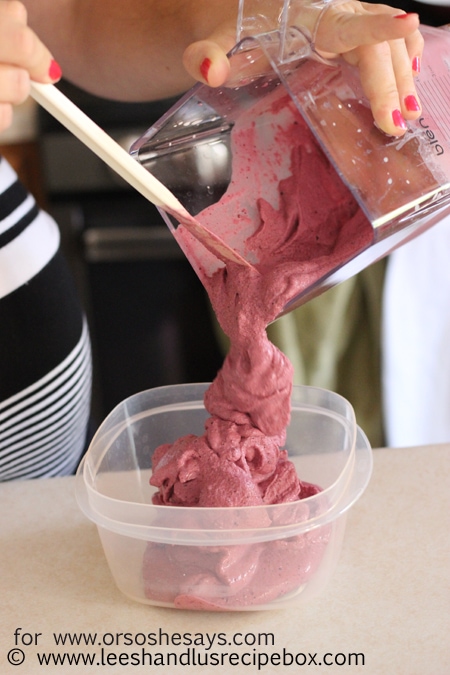 Triple Berry Blender Ice Cream - SO FAST! (she: Leesh & Lu)