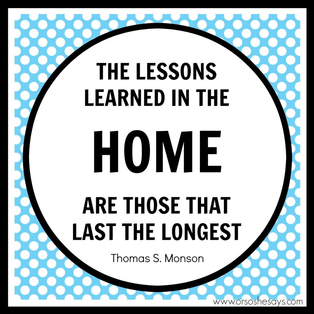 Come learn what Family Night is and how it can strengthen your family! Here's a back to school Family Night idea from Veronica! Help get everyone prepared and eager to tackle what the year ahead holds. There's a free printable, too! See all the info at www.orsoshesays.com.