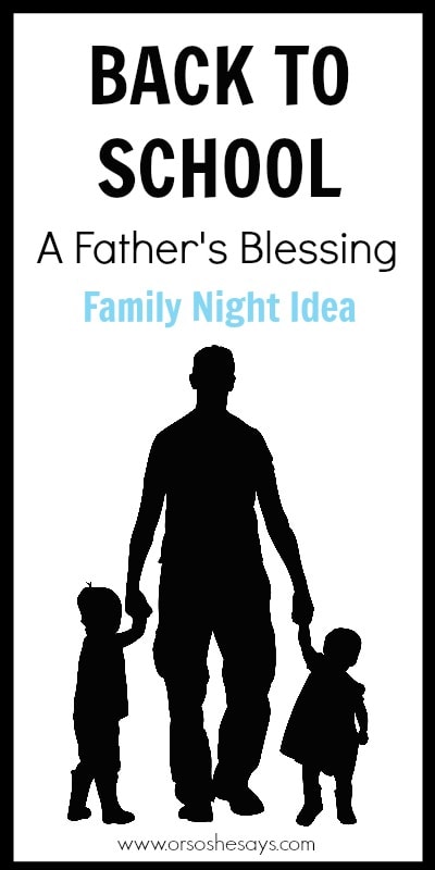 Come learn what Family Night is and how it can strengthen your family! Here's a back to school Family Night idea from Veronica! Help get everyone prepared and eager to tackle what the year ahead holds. There's a free printable, too! See all the info at www.orsoshesays.com.