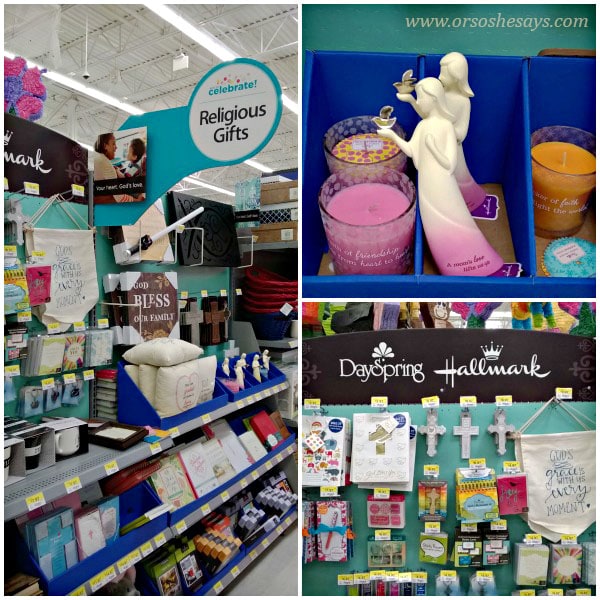 There's a great selection of DaySpring Christian Celebrations products available at select Walmart stores. 