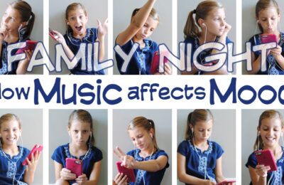 Have you ever thought about how music affects your family? This Family Night lesson is geared toward understanding how music affects mood. Get all the lesson ideas on www.orsoshesays.com.