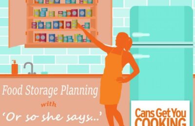 Feeling overwhelmed thinking about food storage? Today's post has everything you ever wanted to know about food storage planning. Check out the ideas on www.orsoshesays.com today!
