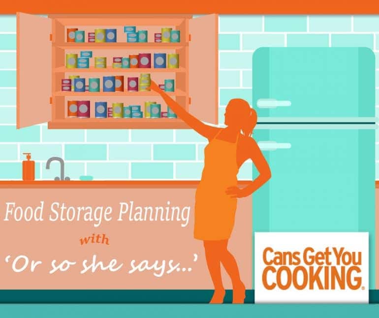 Feeling overwhelmed thinking about food storage? Today's post has everything you ever wanted to know about food storage planning. Check out the ideas on www.orsoshesays.com today!