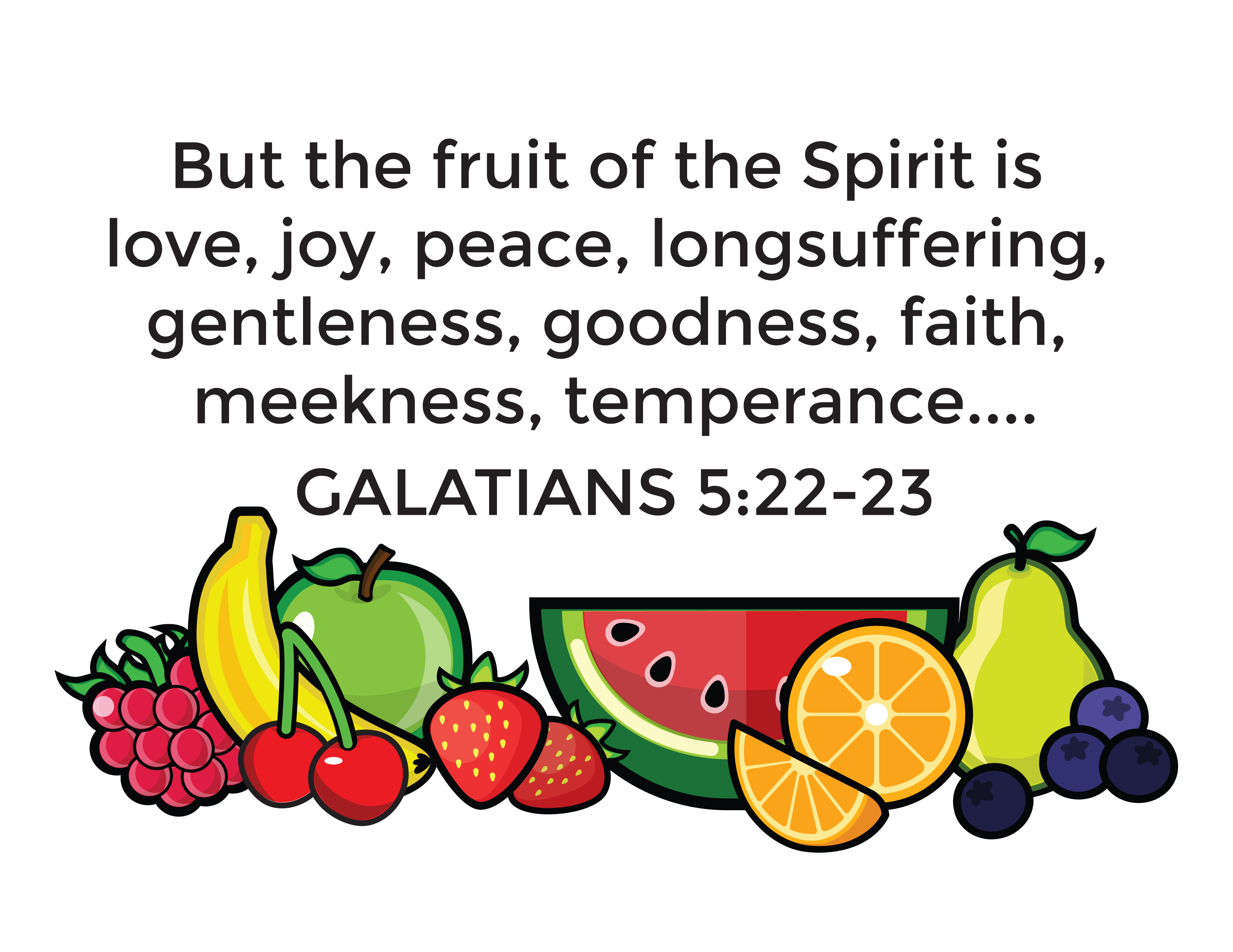 Фрукты на ночь нельзя. Fruits of my Labor - Fruits of Labor Scripture Scripture Art.