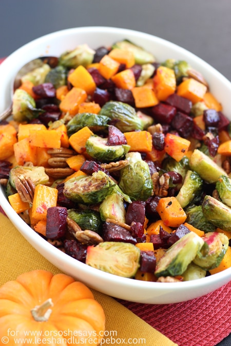 Roasted Autumn Vegetable Medley (she: Leesh & Lu)