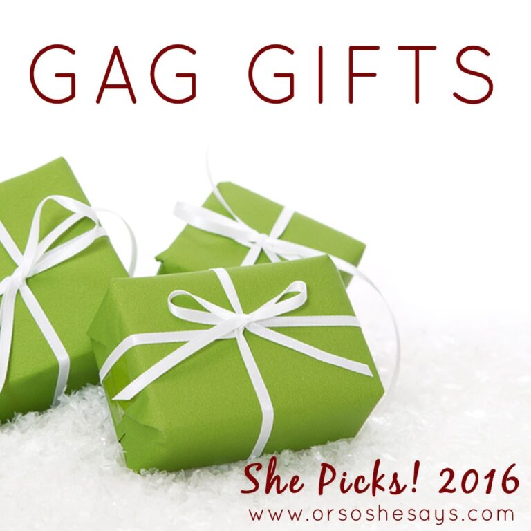 Gag Gifts for White Elephant Parties ~ She Picks! 2016 www.orsoshesays.com