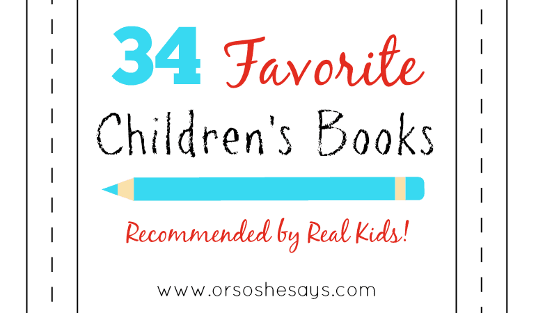 Mariah has a round up of children's books that are recommended by REAL KIDS and their parents. Check out the list and add to your home library! www.orsoshesays.com