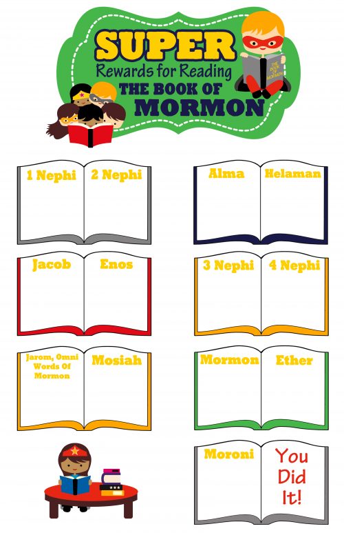 Book Of Mormon Reading Chart Kids