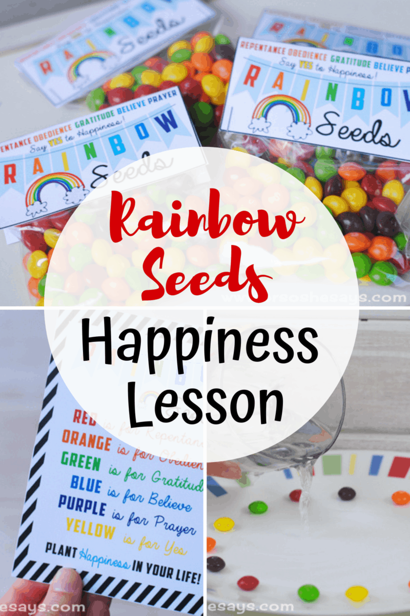 Rainbow Seeds ~ Plant Happiness ~ Lesson included!