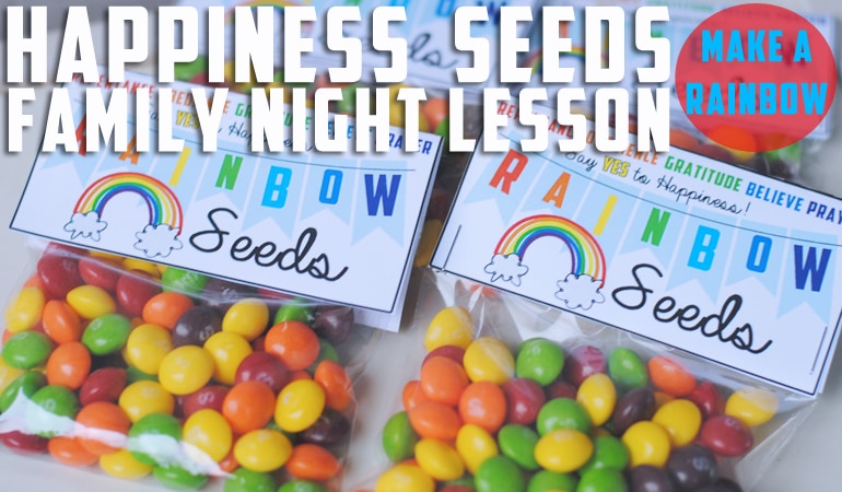This hands-on Family Night lesson will help the whole family see how beneficial it is to plant happiness. And it's pretty yummy, too! Get all the lesson info on www.orsoshesays.com.