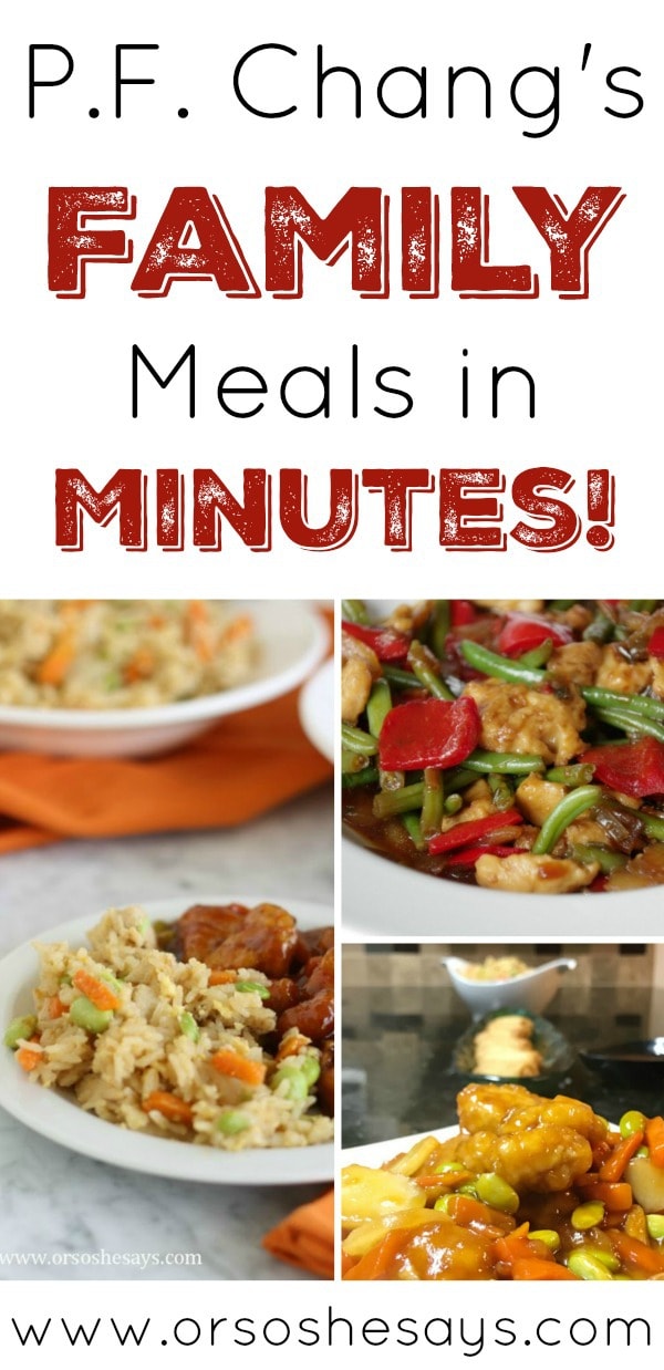 Family Meals in Minutes with P.F. Chang (she: Liz)