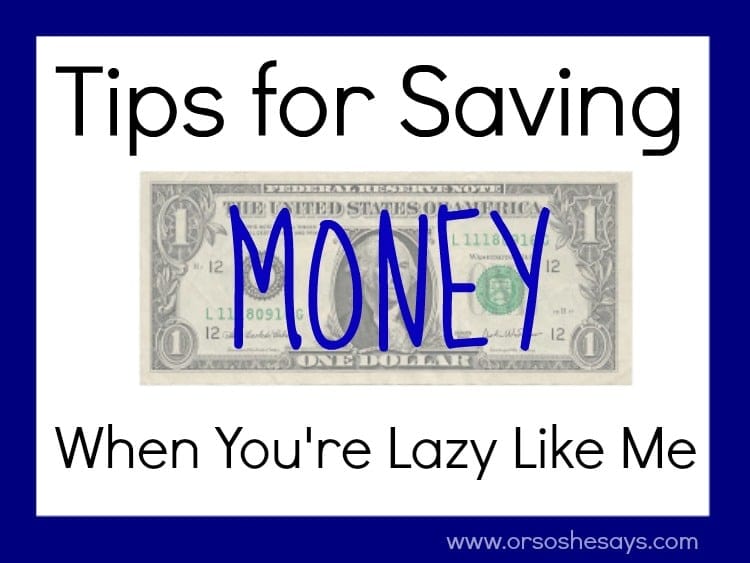 I love saving money, but I hate having to clip coupons like it's my job! If you want to learn how I curb my spending without too much effort, check out today's post on www.orsoshesays.com.