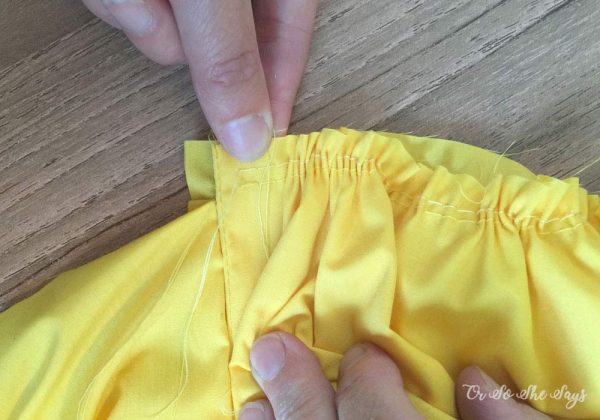 Just in time for the Beauty and the Beast release, Adelle is here to share a DIY Belle costume! Get the step-by-step instructions on www.orsoshesays.com.