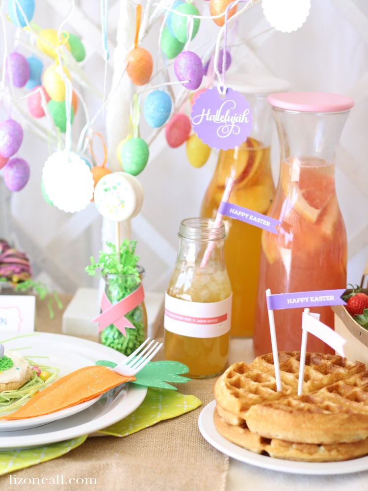 Create a fun and special Easter brunch for kids this year. Teach them the true meaning of Easter. @lizoncall.com