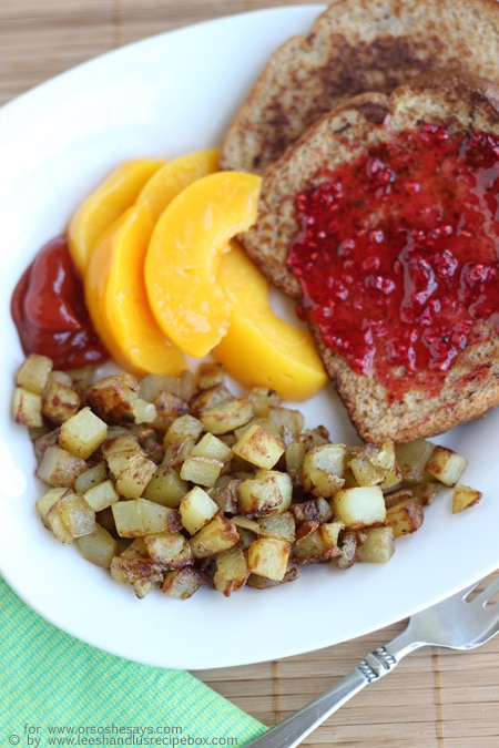 Breakfast for dinner is always a winner! Rustic homemade hashbrowns are sure to be a hit with the whole family, and they can be dressed up or down. Get the recipe on www.orsoshesays.com today.